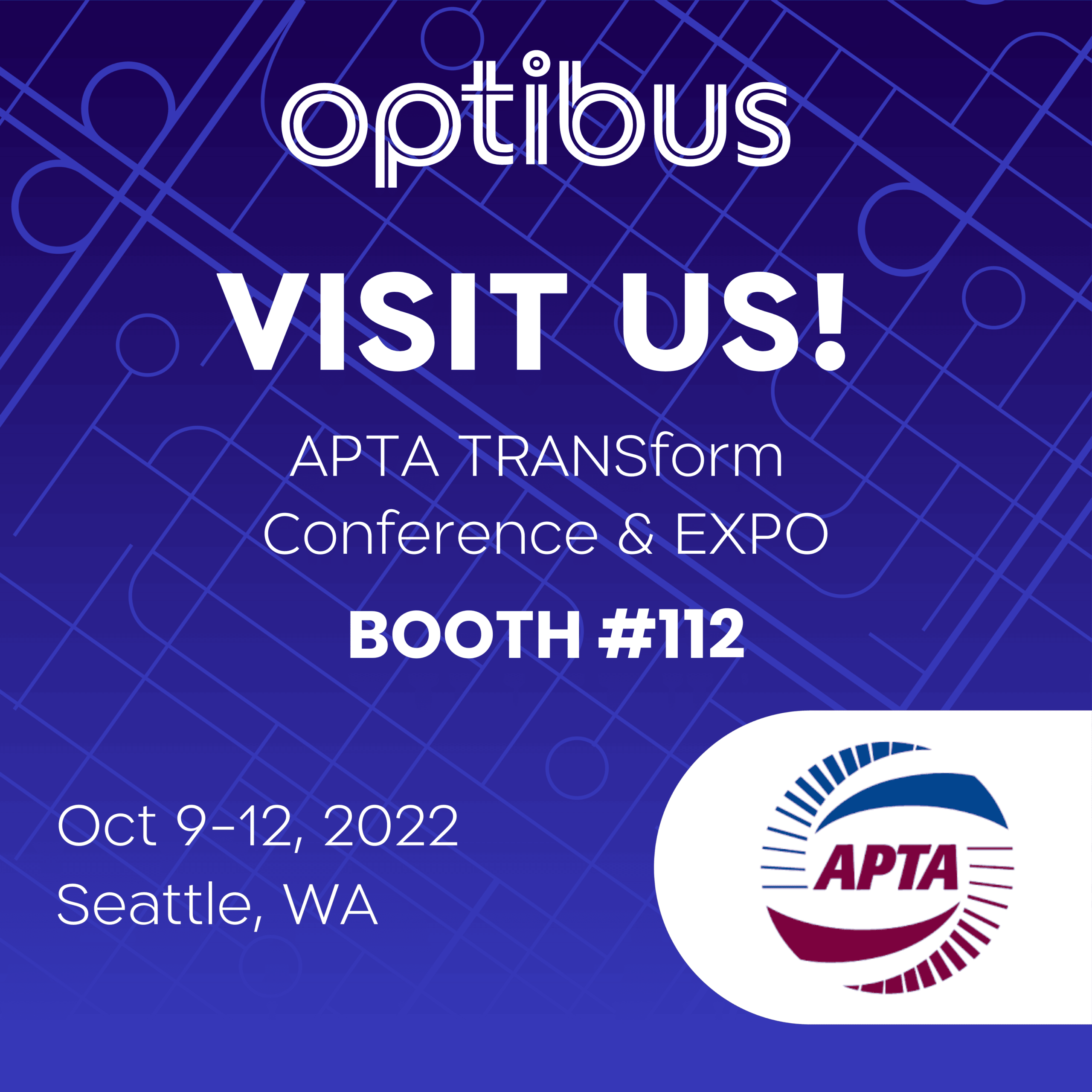 APTA TRANSform Conference & Expo Optibus